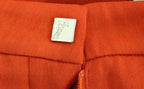 Versace Collection Red Pants Cropped 3/4 Short Nude Capri Pants - Zeiniez