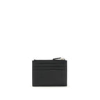 Valentino Garavani Black Calf Leather Bos Taurus Wallet
