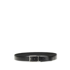 Dsquared² Black Calf Leather Bos Taurus Regular Belt Dsquared²