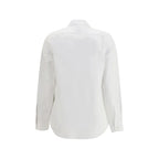 Sara Roka White Cotton Dress Shirt - Zeiniez