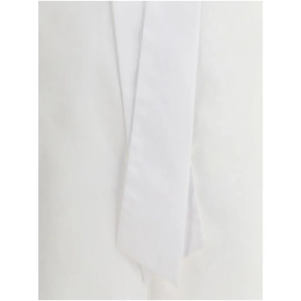 Sara Roka White Cotton Dress Shirt - Zeiniez