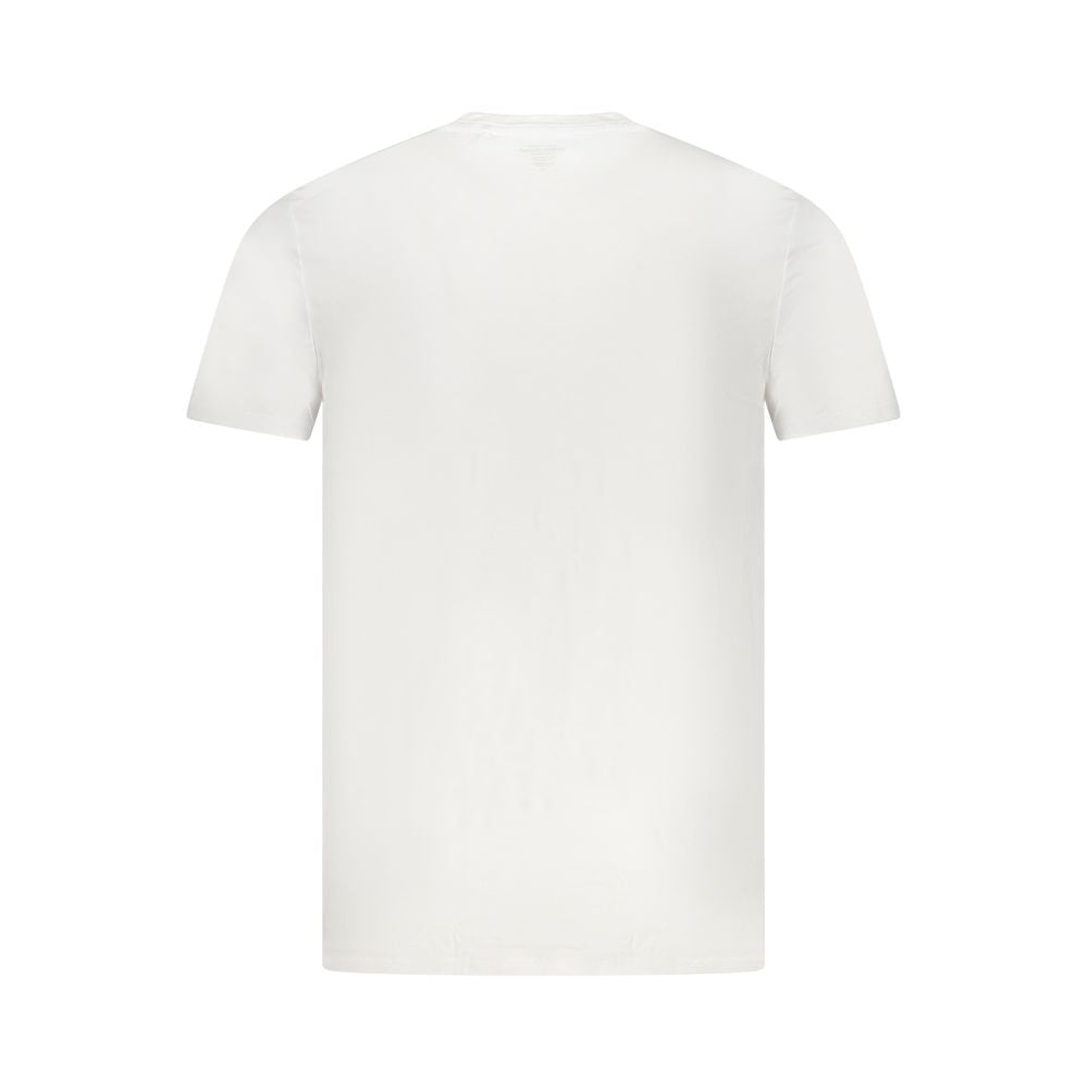 Guess Jeans Bianco Modal Men T-Shirt