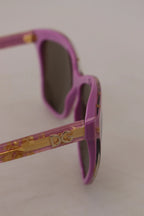 Dolce & Gabbana DG4251 Pink Gold Full Rim Rectangle Frame Shades - Zeiniez