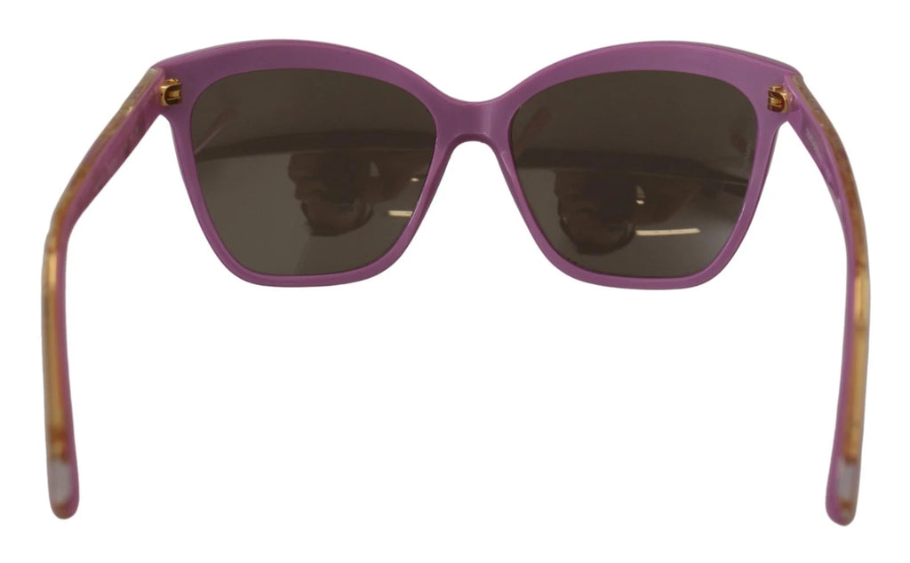 Dolce & Gabbana DG4251 Pink Gold Full Rim Rectangle Frame Shades - Zeiniez