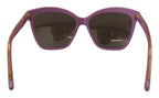 Dolce & Gabbana DG4251 Pink Gold Full Rim Rectangle Frame Shades - Zeiniez