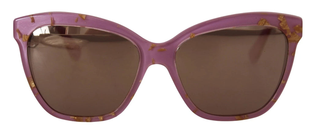 Dolce & Gabbana DG4251 Pink Gold Full Rim Rectangle Frame Shades - Zeiniez