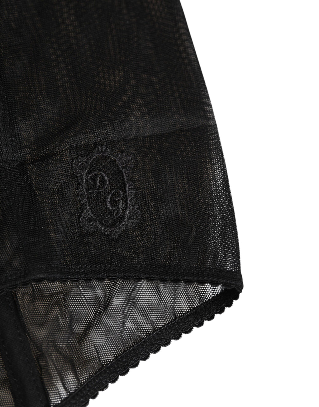 Dolce & Gabbana Black High Waist Mesh Sheer Shapewear Underwear