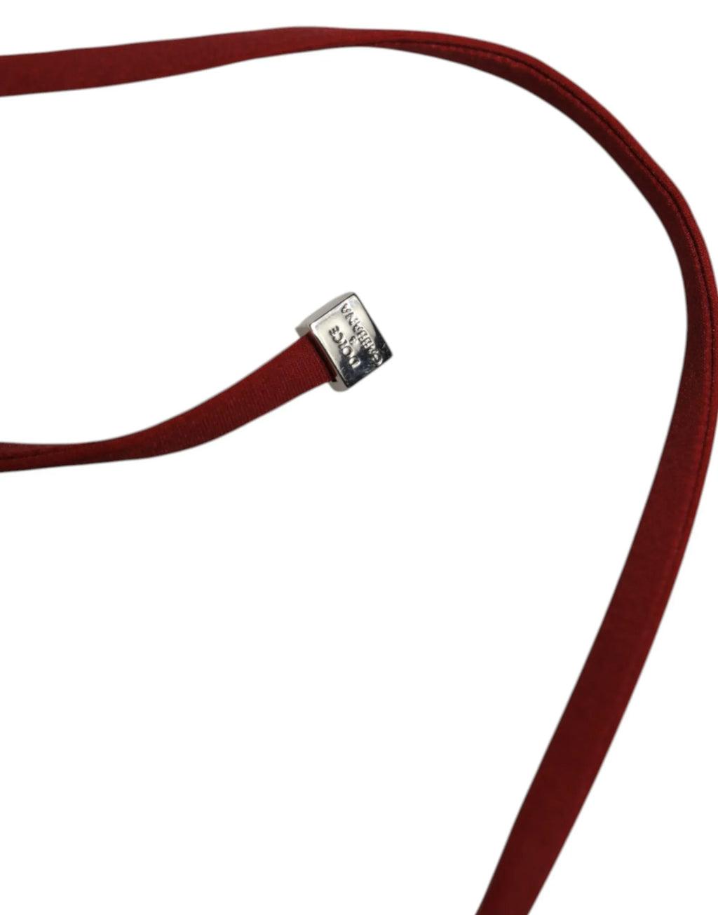 Dolce & Gabbana White Red Polka Dot Floral Print Triangle - Zeiniez