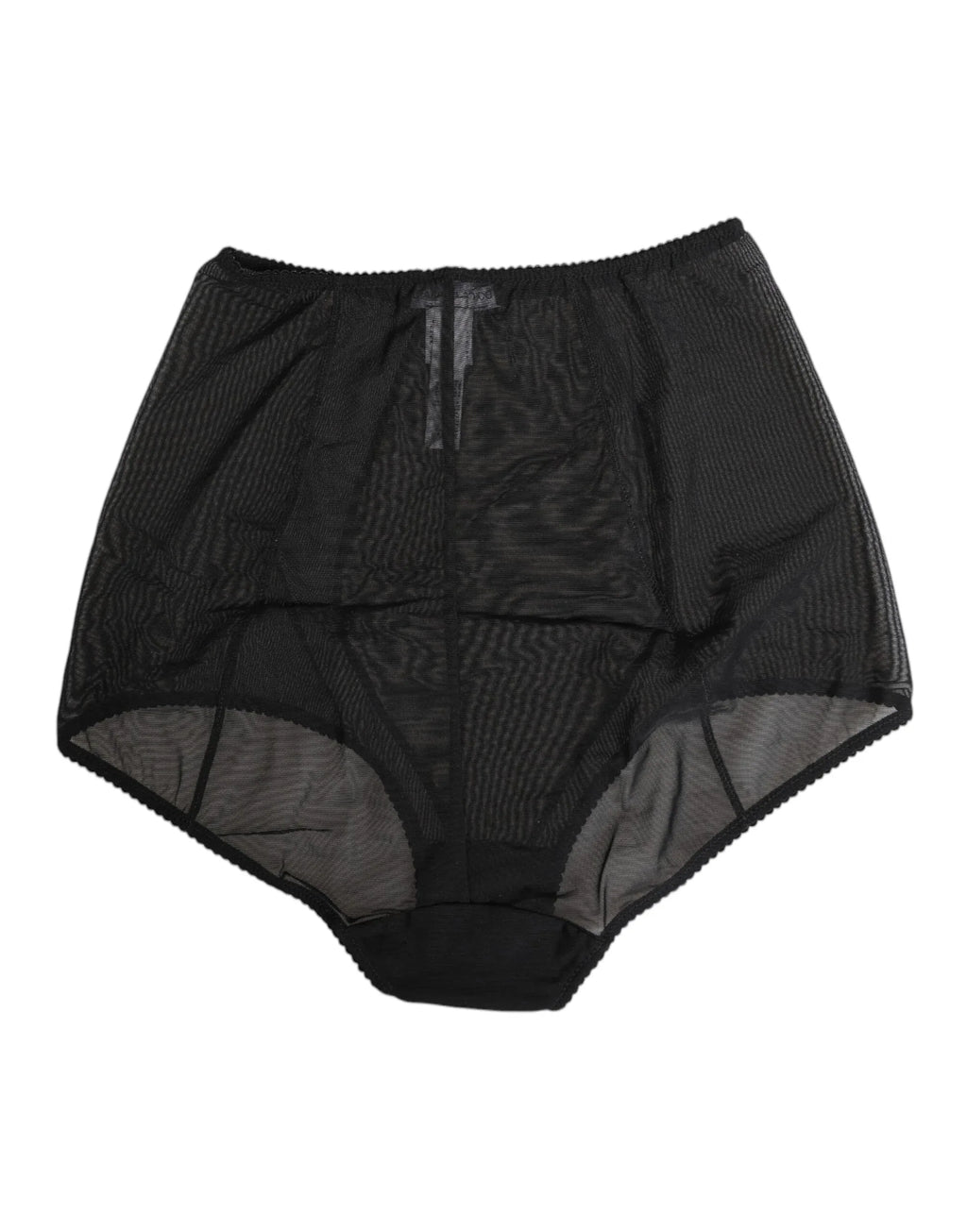 Dolce & Gabbana Black High Waist Mesh Sheer Shapewear Underwear - Zeiniez