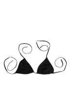 Dolce & Gabbana Black Embroidered Triangle Swimwear Underwear - Zeiniez