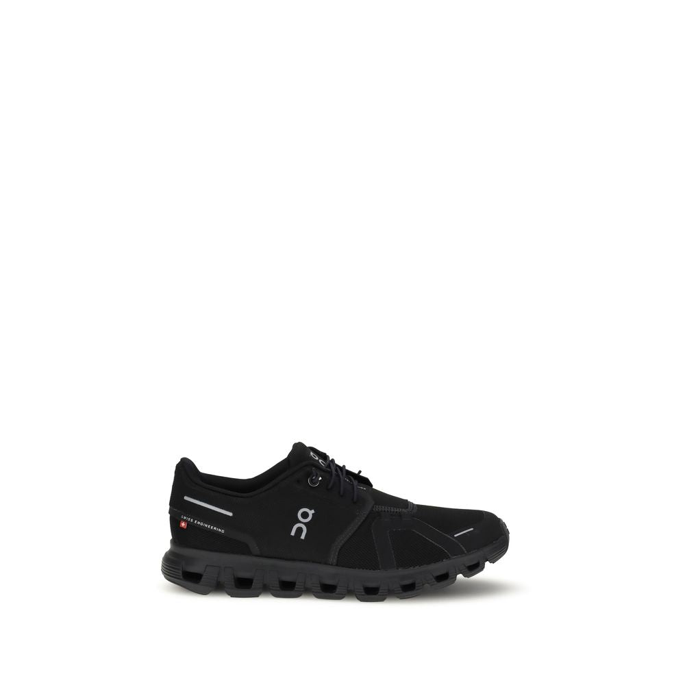 ON Black Polyurethane Athletic Sneakers ON