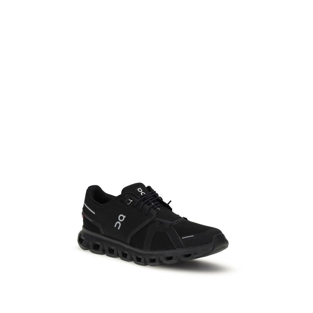 ON Black Polyurethane Athletic Sneakers ON