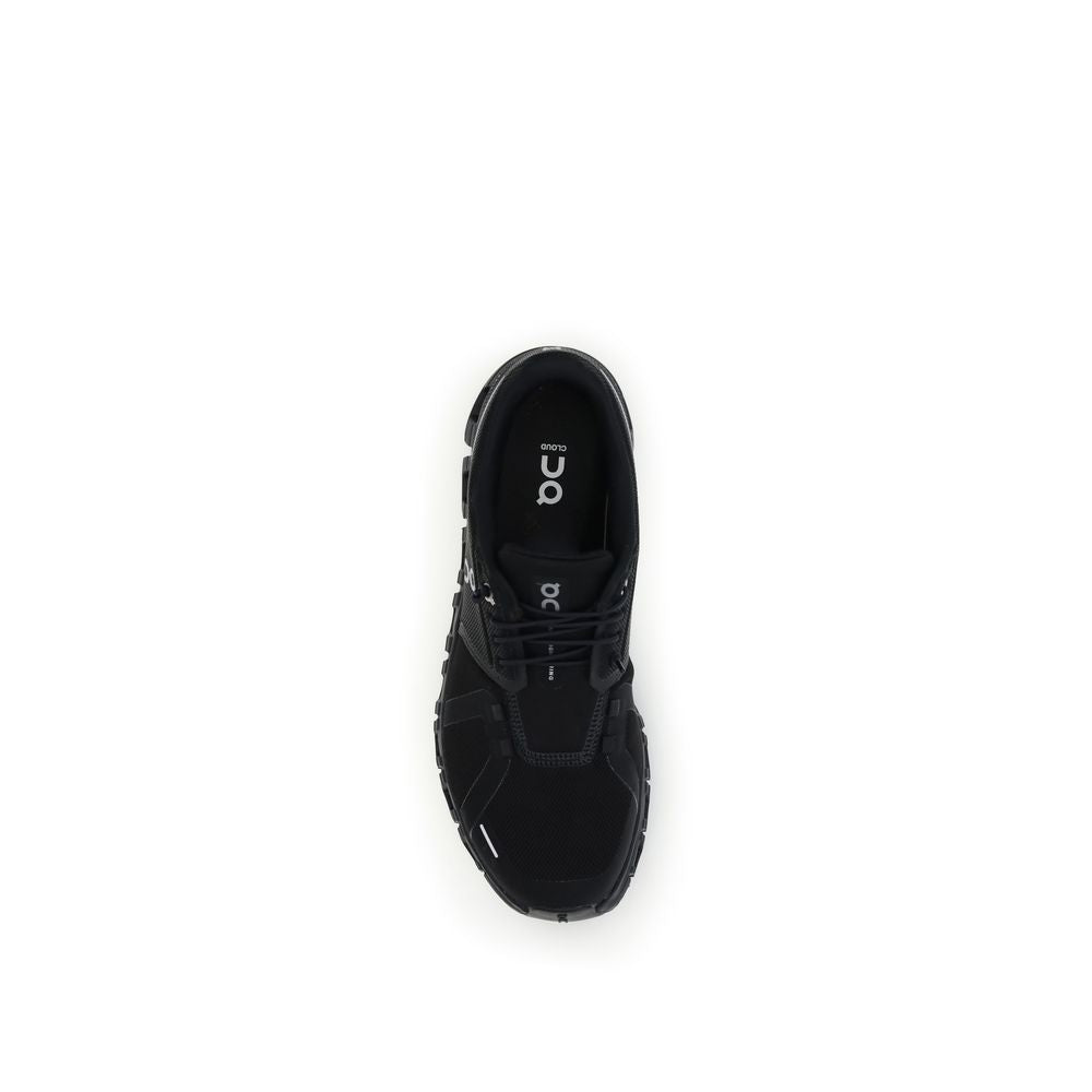 ON Black Polyurethane Athletic Sneakers ON