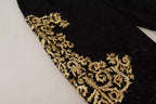 Dolce & Gabbana Black Lace Gold Baroque SPECIAL PIECE Shorts - Zeiniez
