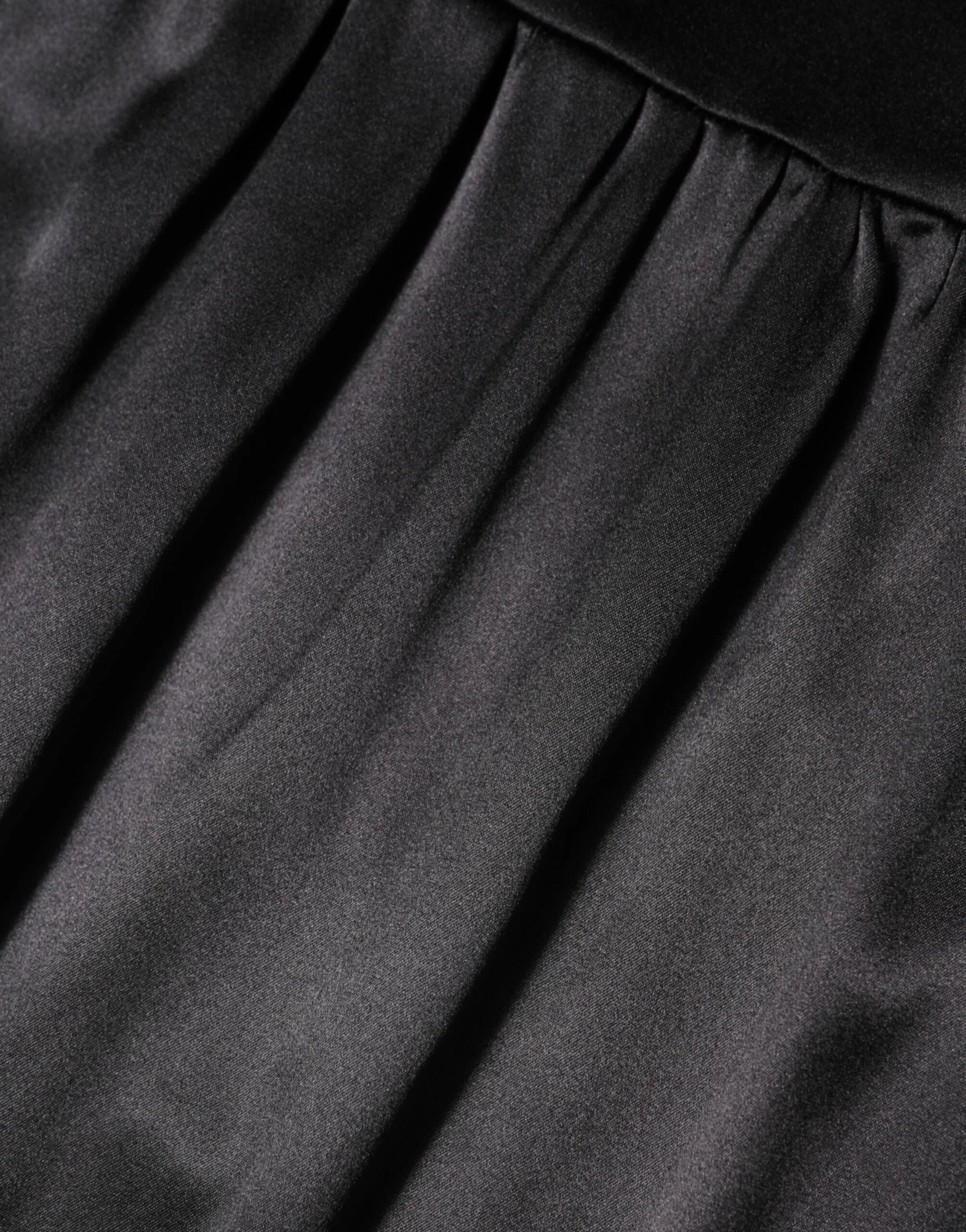 Dolce & Gabbana Black Silk Blend Lace Trim Sleeveless Mini Dress - Zeiniez