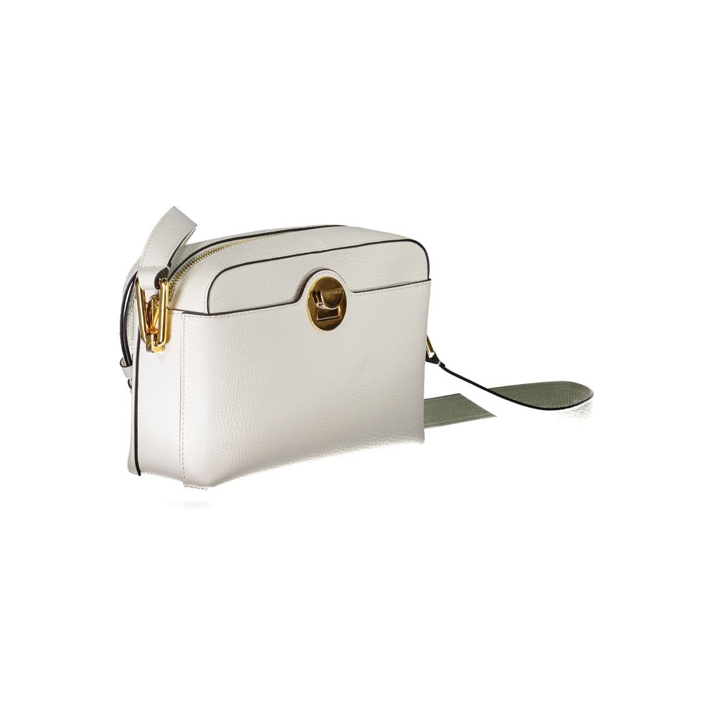 Coccinelle White Leather Shoulder Bag