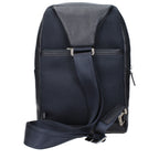 Piquadro Blue Leather Crossbody Bag