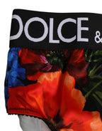 Dolce & Gabbana Multicolor Floral Print High Waist Panty Underwear - Zeiniez