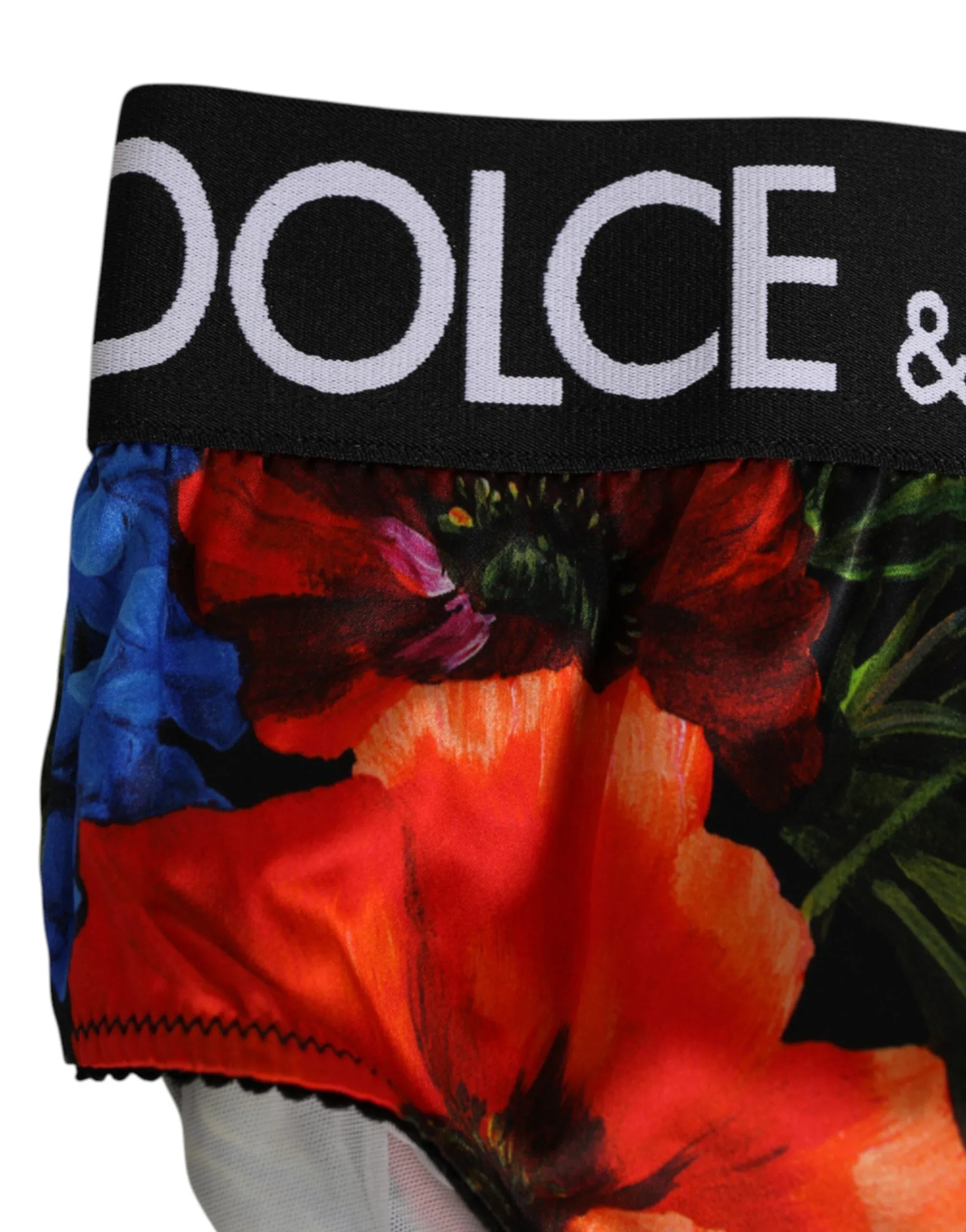Dolce & Gabbana Multicolor Floral Print High Waist Panty Underwear - Zeiniez