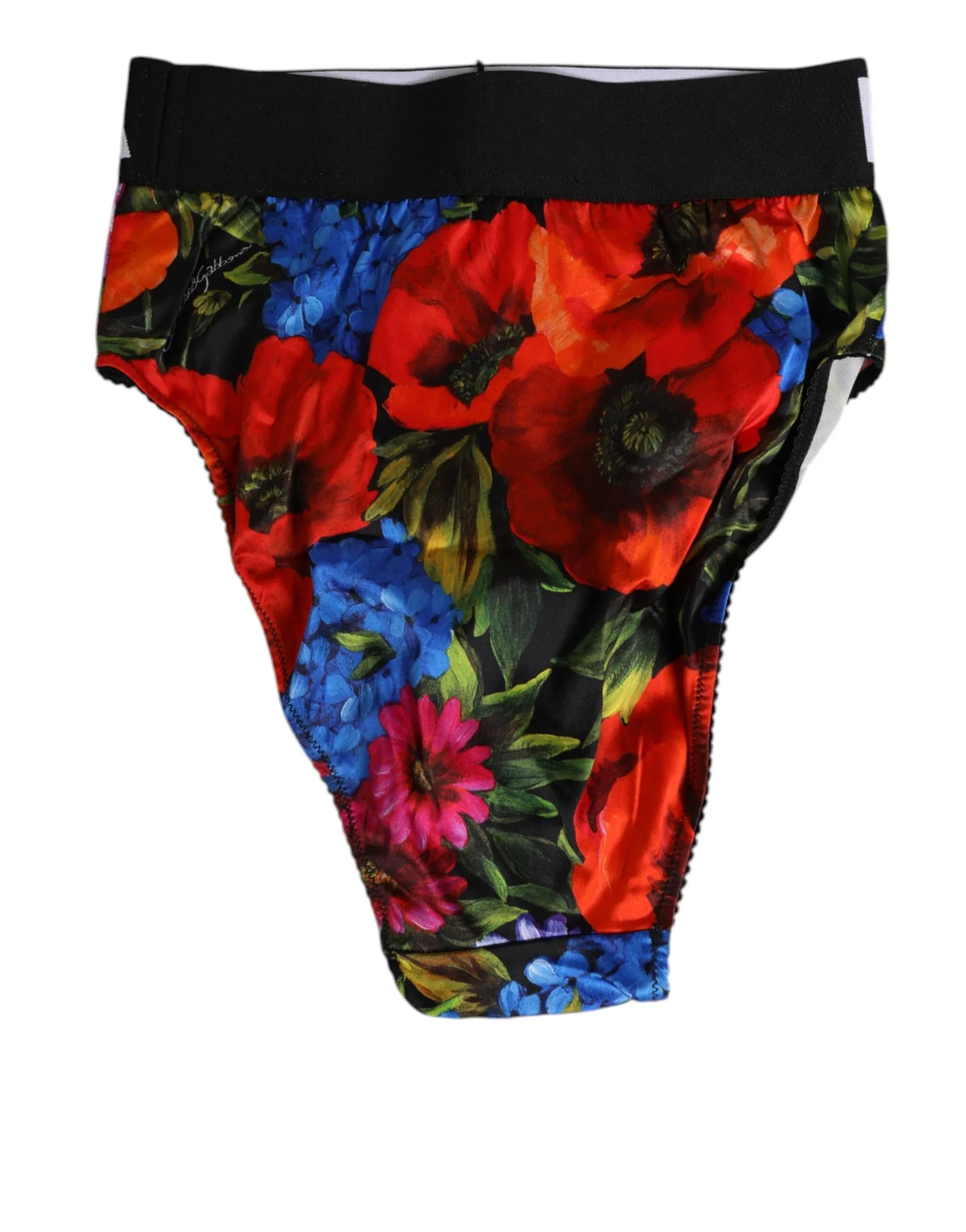 Dolce & Gabbana Multicolor Floral Print High Waist Panty Underwear - Zeiniez