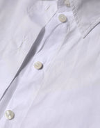 Dolce & Gabbana White Collared Short Sleeve Polo Shirt Top - Zeiniez