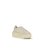 Casadei White Rubber Platform Sneakers - Zeiniez