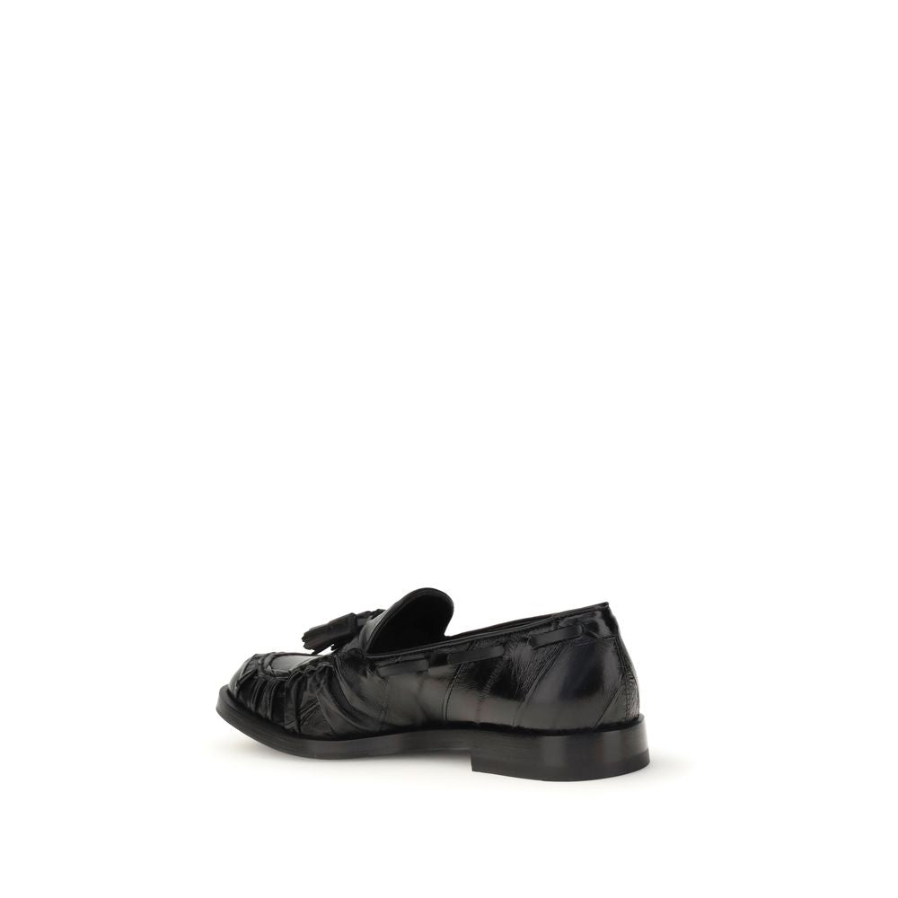 Fratelli Rossetti Black Rubber Slip-On Loafers - Zeiniez