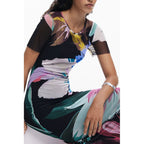 Desigual Black Polyester Women Dress