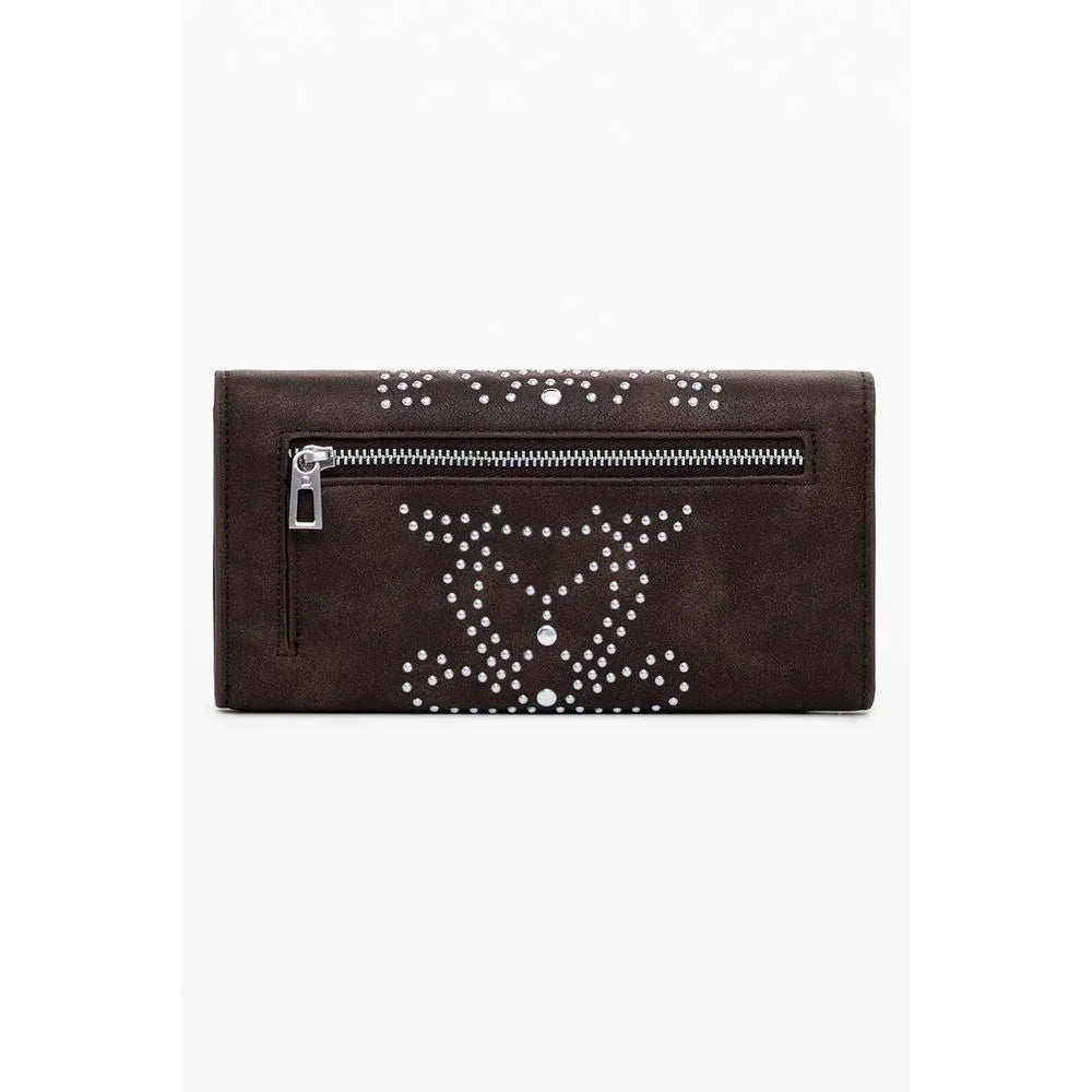 Desigual Marrone Poliuretano Women Wallet - Zeiniez
