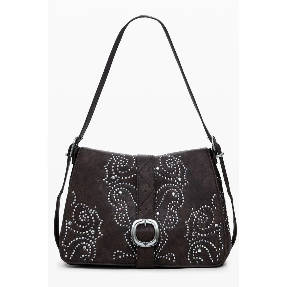 Desigual Marrone Poliuretano Women Handbag - Zeiniez