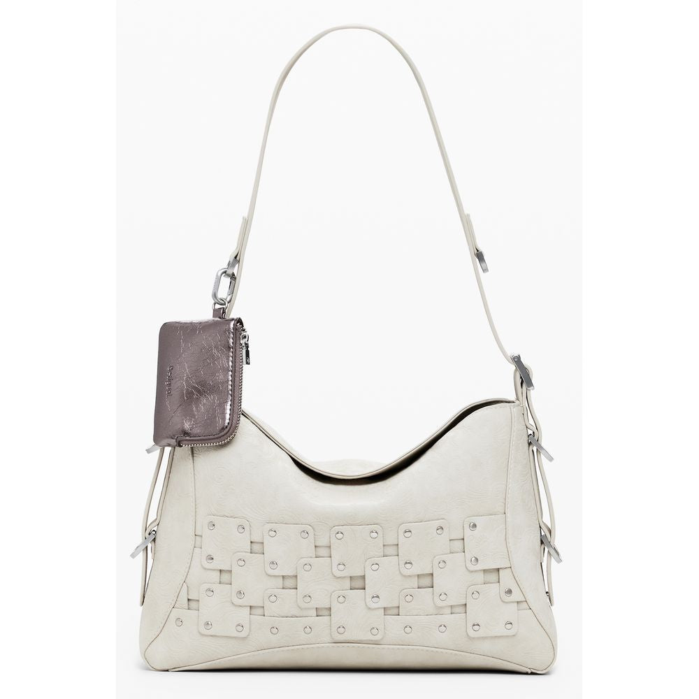 Desigual Beige Polyurethane Shoulder Bag