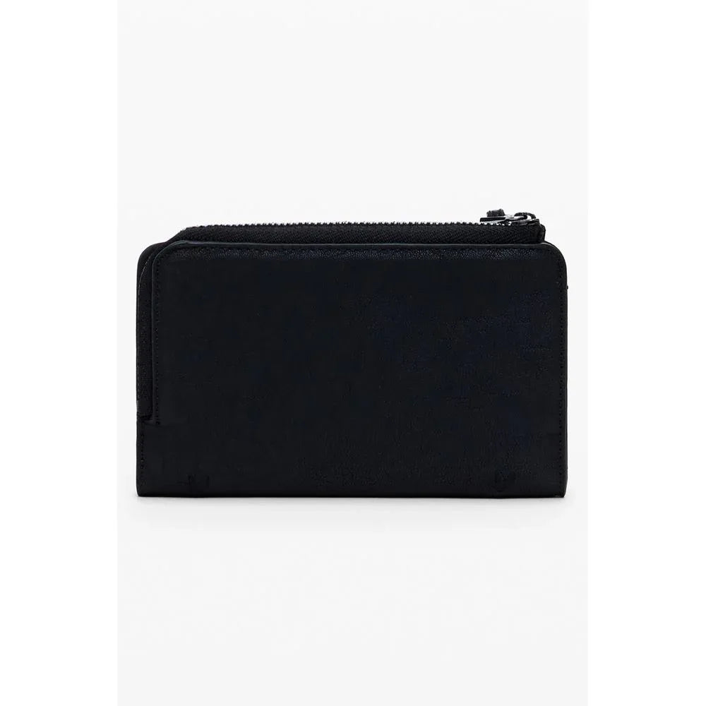 Desigual Nero Poliuretano Women Wallet - Zeiniez