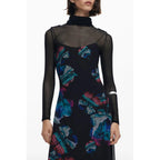 Desigual Nero Polyester Woman Dress - Zeiniez