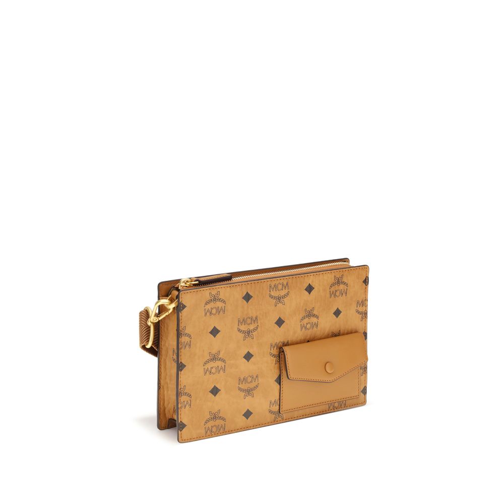 MCM Brown Polyethylene Shoulder Bag - Zeiniez