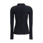 Dolce & Gabbana Black Cashmere Polo Shirt