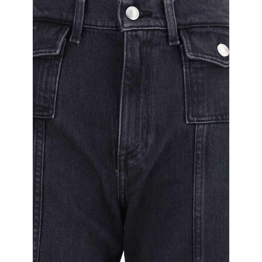 7FOR Black Cotton Jeans Denim - Zeiniez