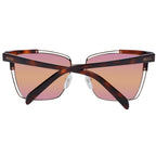 Emilio Pucci Brown Acetate & Metal Sunglasses
