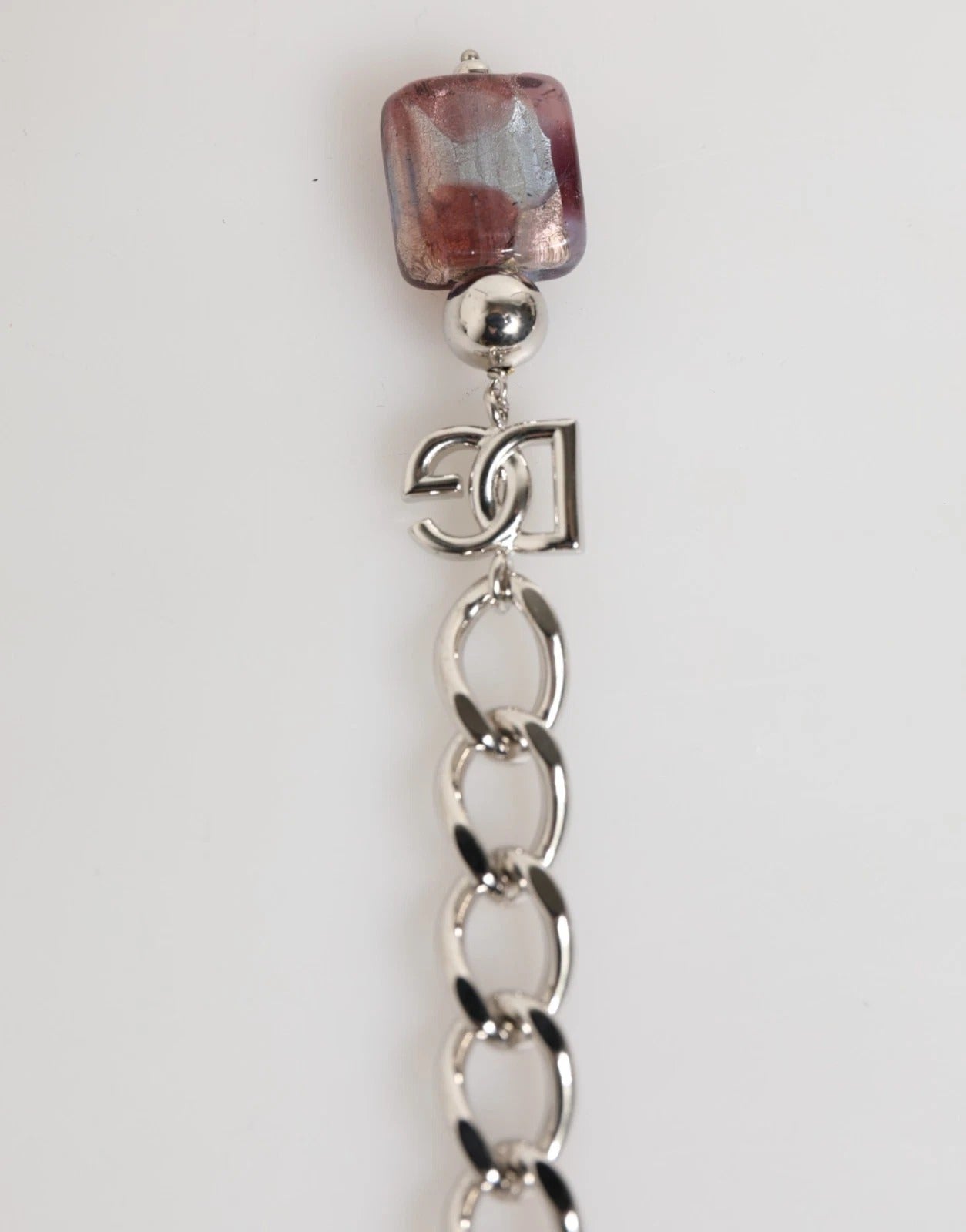 Dolce & Gabbana Multicolor Murano Glass Beads Brass Zamak Necklace - Zeiniez