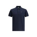 Burberry Blue Cotton Polo Shirt