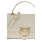 PINKO Beige Calf Leather Bos Taurus Wallet