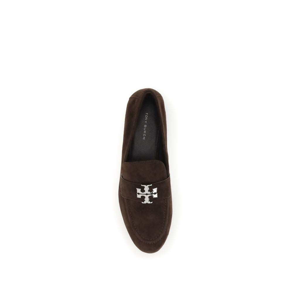 Tory Burch Brown Leather Slip-On Loafers - Zeiniez