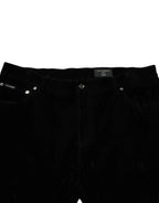 Dolce & Gabbana Black Cotton Slim Fit Denim Trouser Jeans - Zeiniez