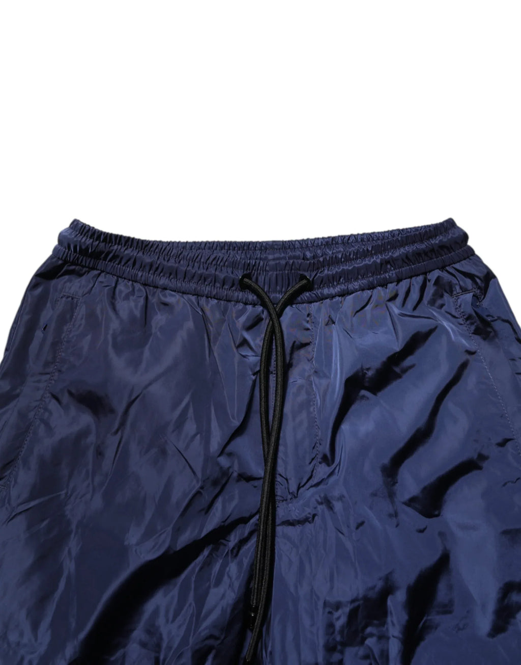 Dolce & Gabbana Blue Nylon Straight Jogger Sweatpants Pants - Zeiniez
