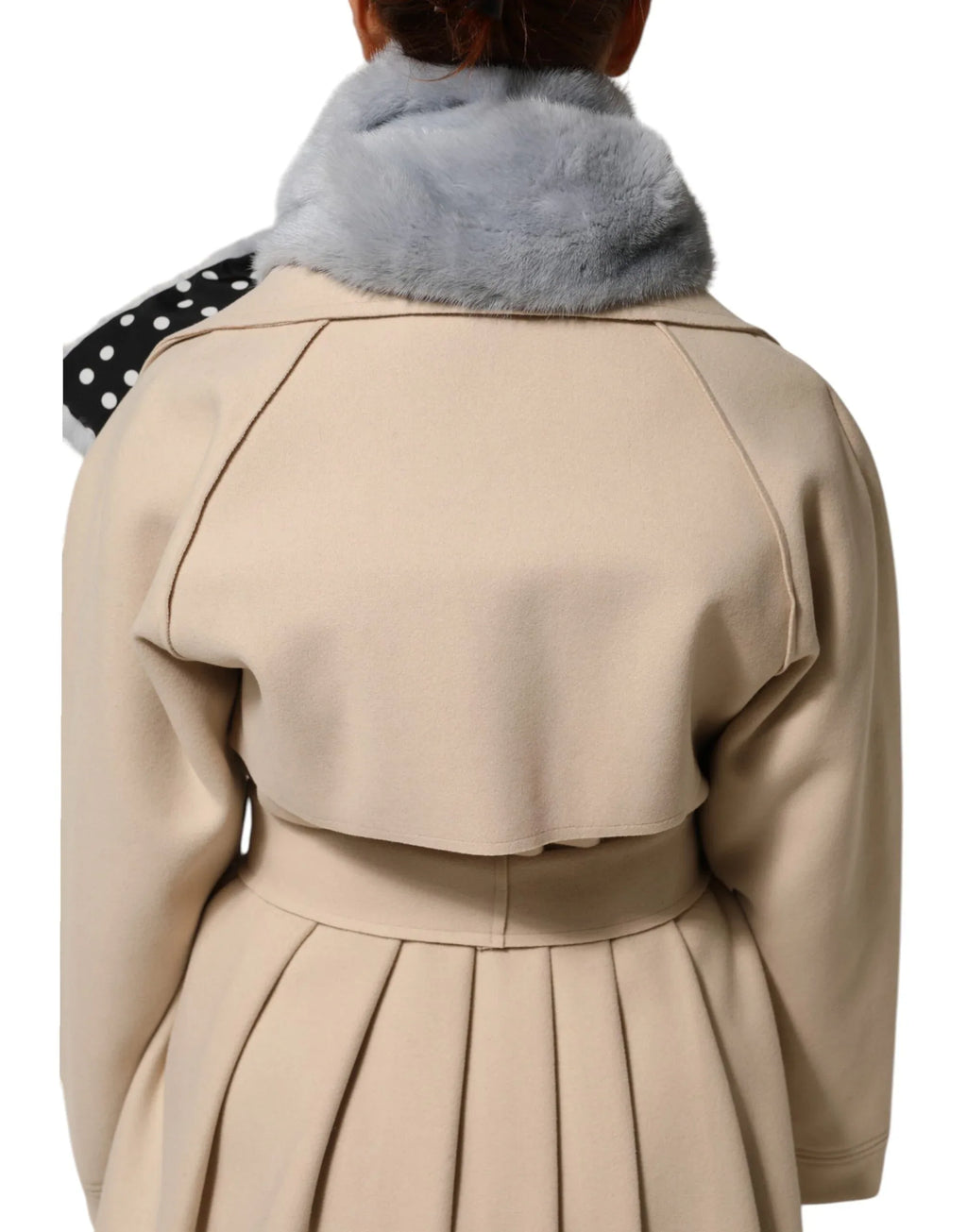 Dolce & Gabbana Powder Blue Mink Fur Neck Warmer Scarf - Zeiniez