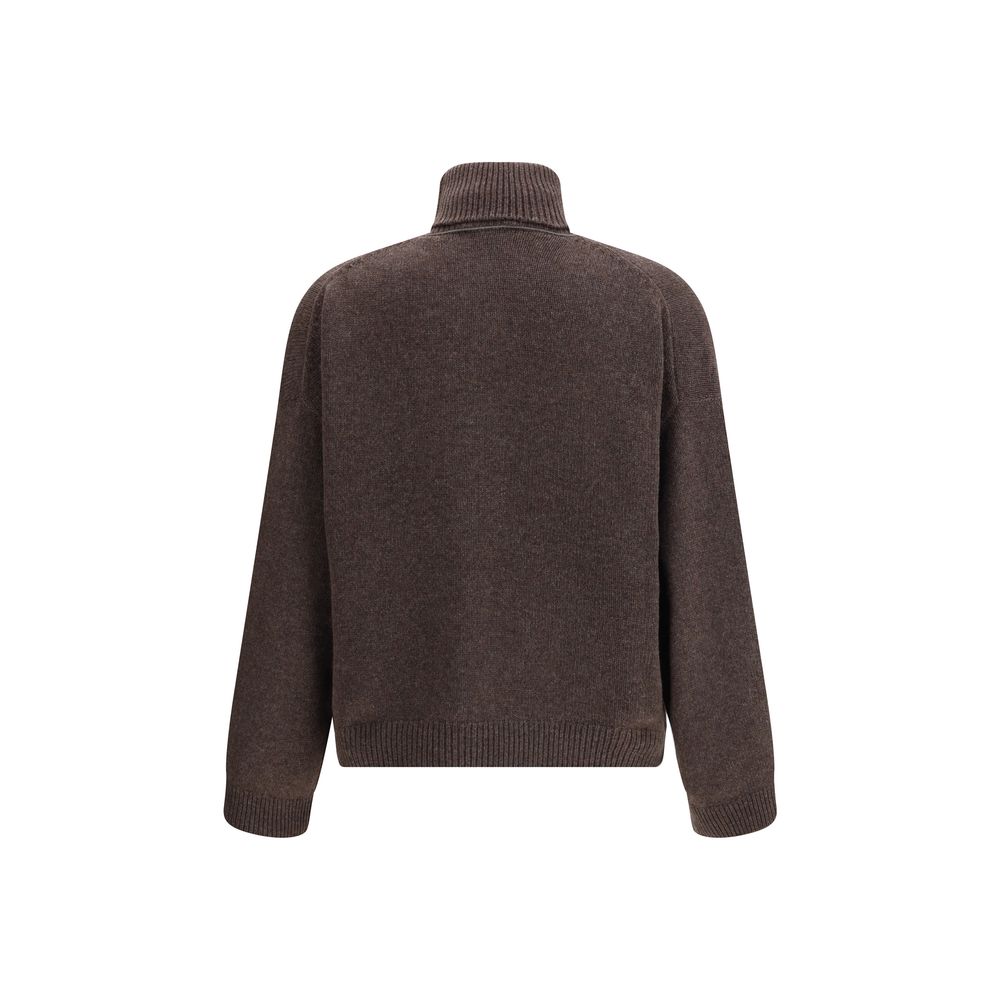 Brunello Cucinelli Brown Cashmere Turtleneck