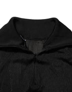 Dolce & Gabbana Black Viscose Turtle Neck Pullover Sweater - Zeiniez