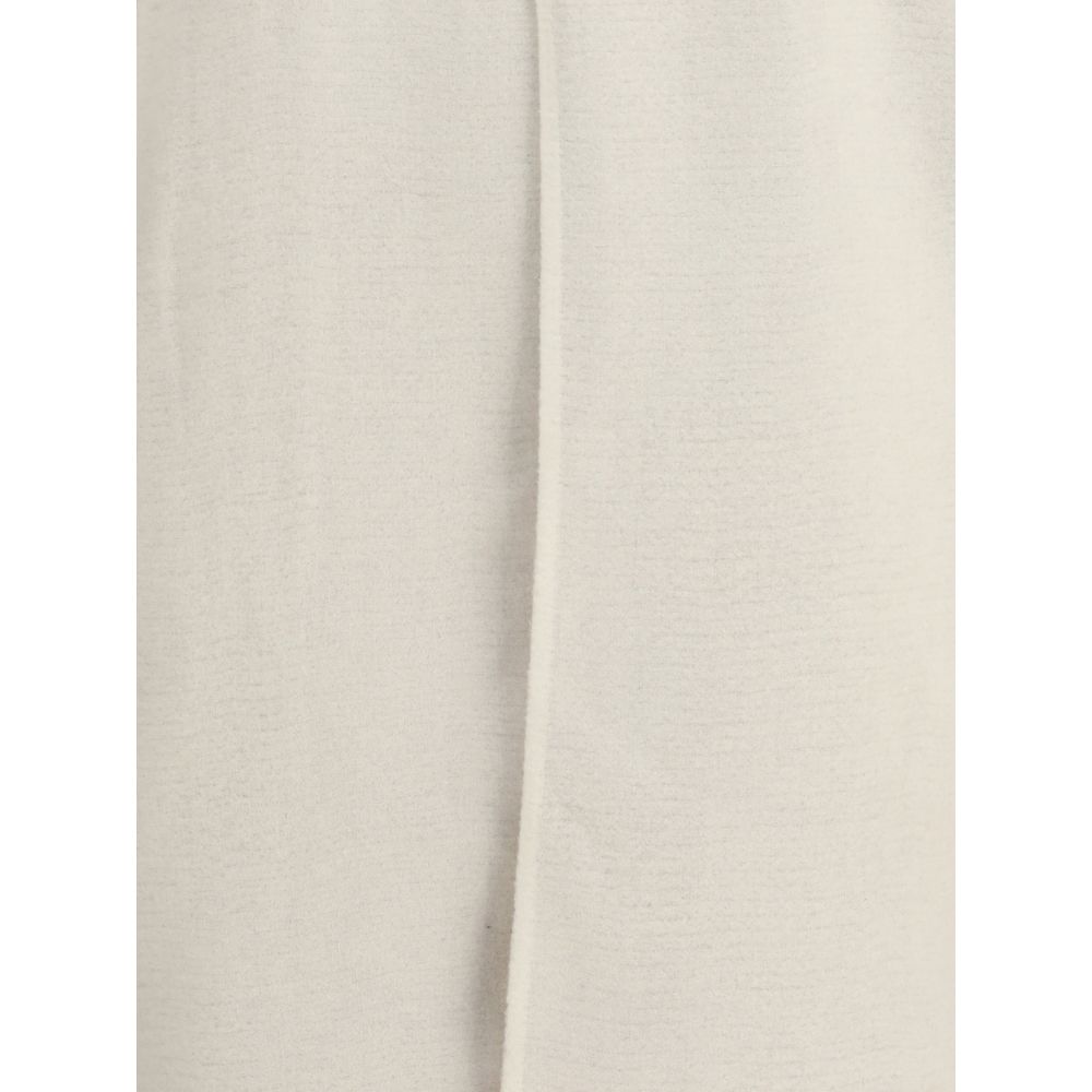 Rick Owens Cream Camel Hair  Coat - Zeiniez