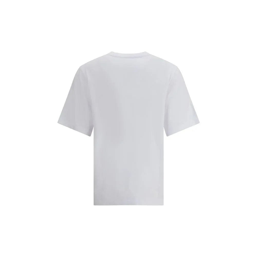 Maison Kitsuné White Cotton T-Shirt - Zeiniez