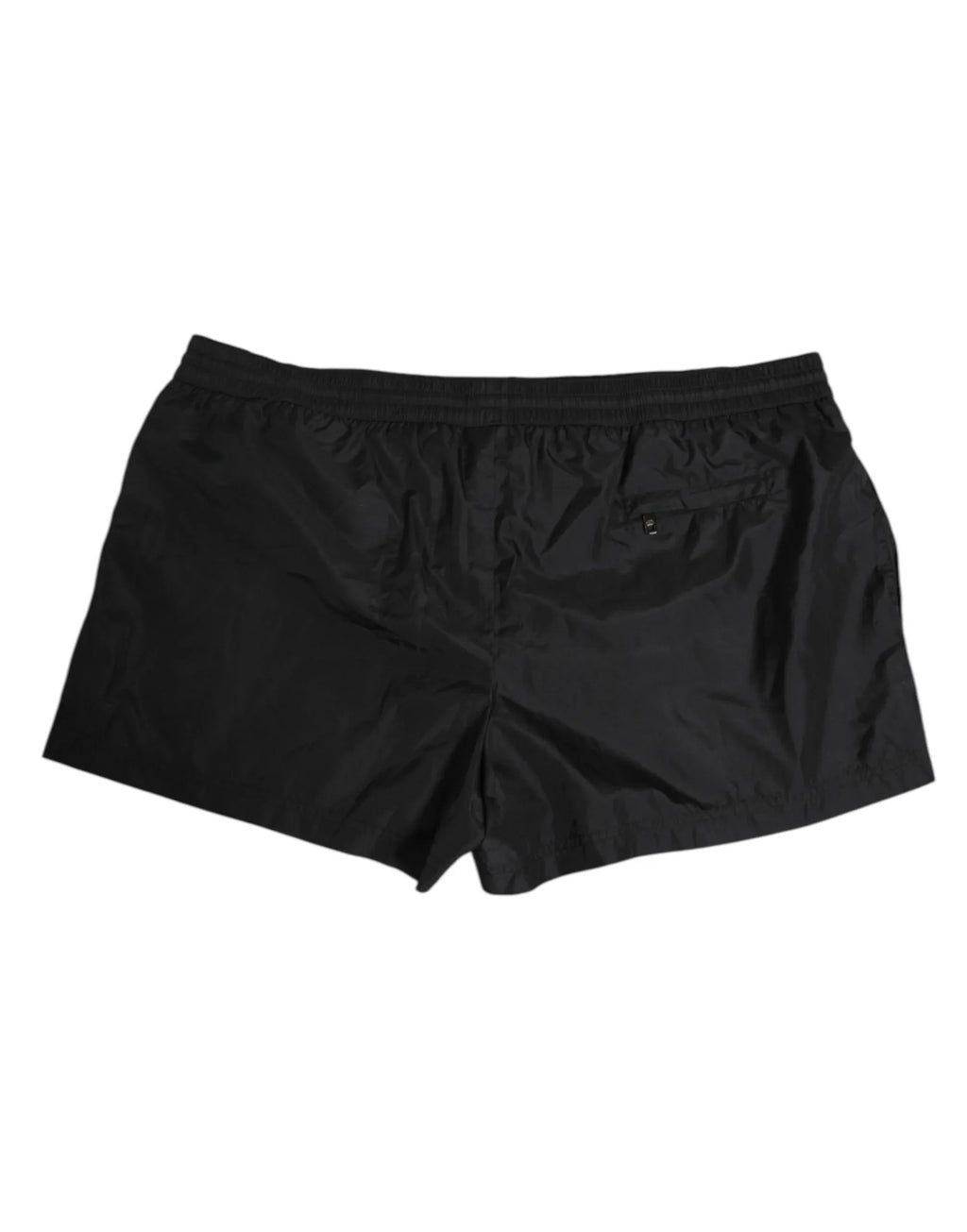 Dolce & Gabbana Black Logo Polyester Beachwear Shorts Swimwear - Zeiniez