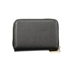 Mario Valentino Black Polyurethane Women Wallet - Zeiniez